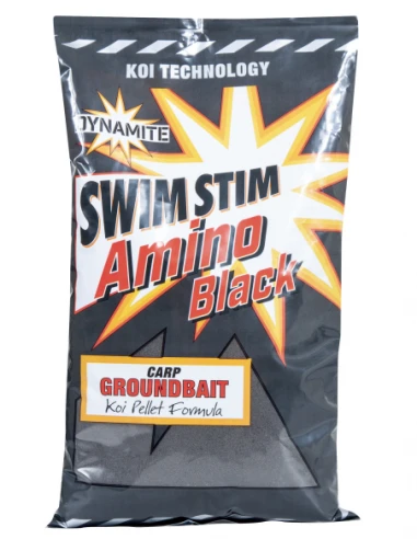 DYNAMITE BAITS Swim Stim Amino Black Carp Groundbait 900gr 1 DYNAMITE BAITS Swim Stim Amino Black Carp Groundbait 900gr