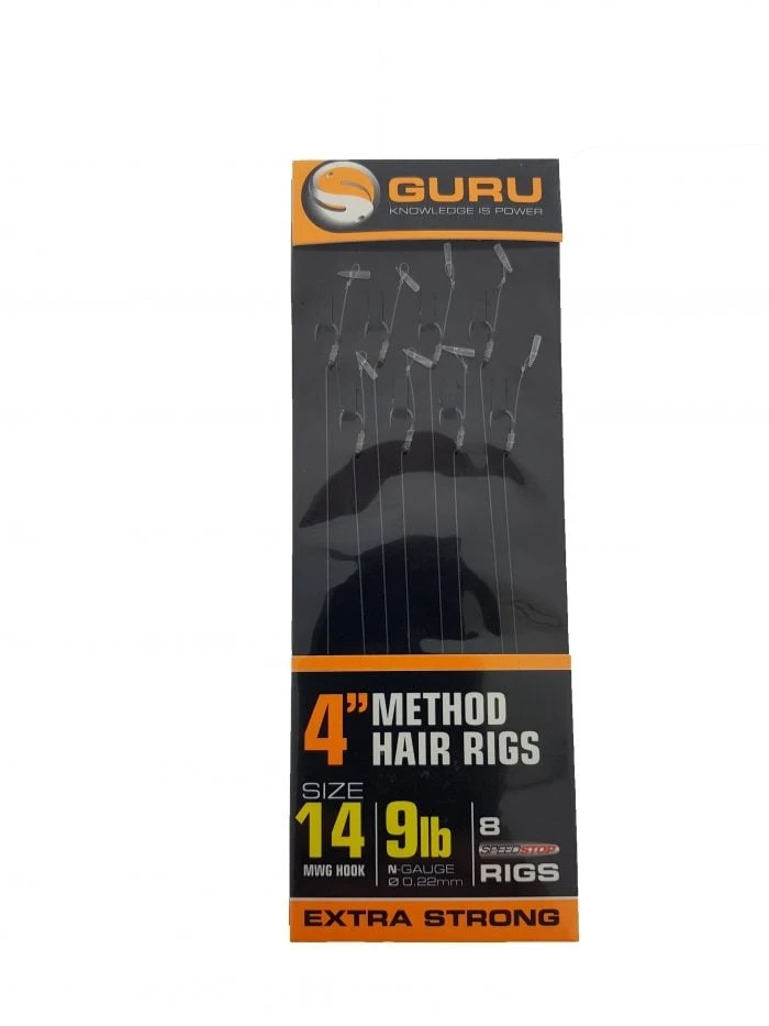Guru 4” Method Hair Rigs 2 Guru 4” Method Hair Rigs - Afbeelding 2