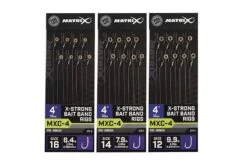 Matrix 4” X-strong Bait Band Rigs