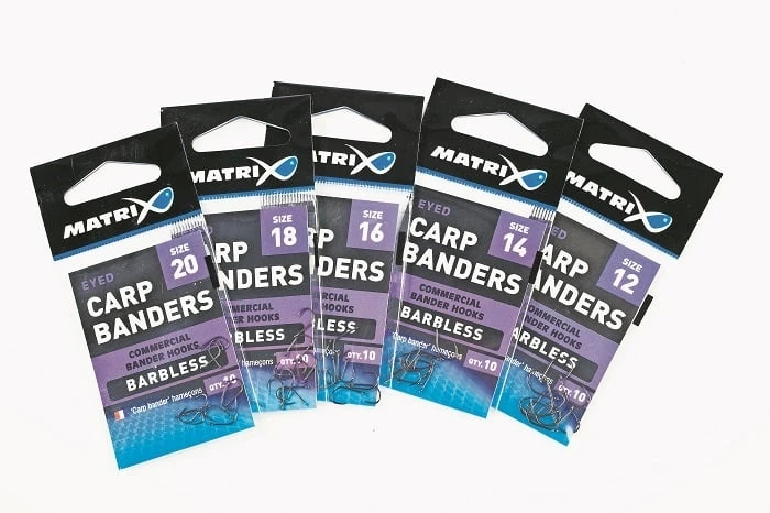 Matrix Carp Banders Eyed Barbless 2 Matrix Carp Banders Eyed Barbless - Afbeelding 2