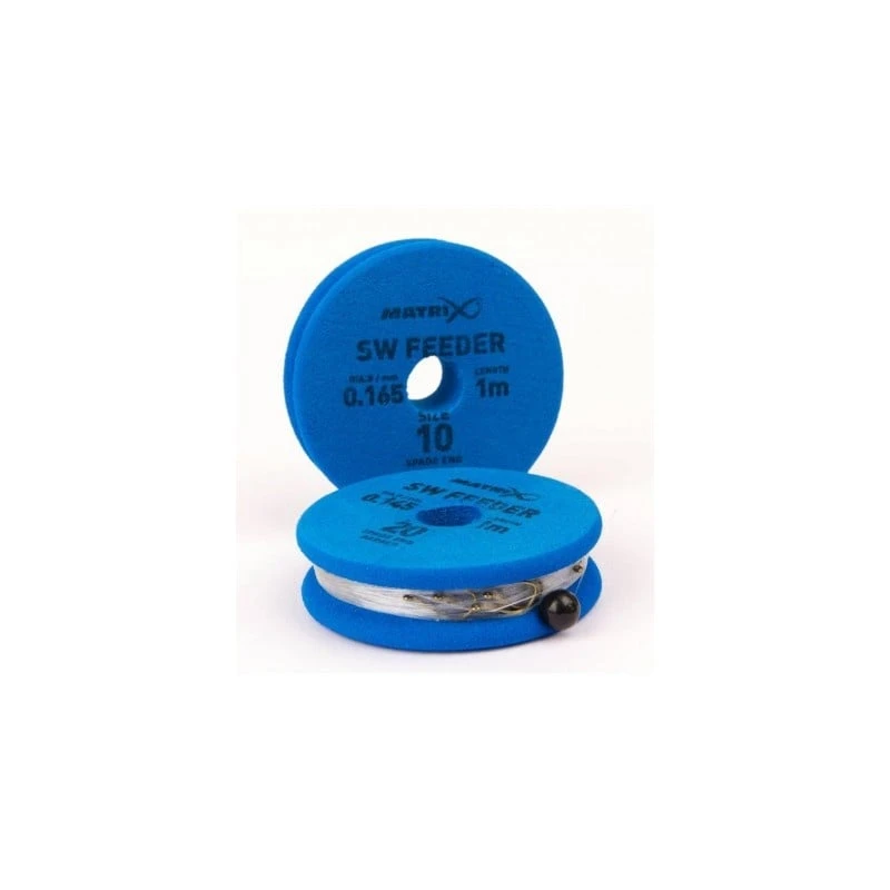 Matrix Spade End Sw Feeder Hooks To Nylon Size 18 0,14mm 2 Matrix Spade End Sw Feeder Hooks To Nylon Size 18 0,14mm - Afbeelding 2