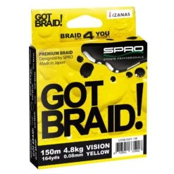 Spro GOT BRAID VISION YELLOW -Guru Hengels Exporteren Winkel spro got braid vision yellow 2
